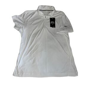 SLAZENGER GOLF - NEW WITH TAGS - polo white size Large L